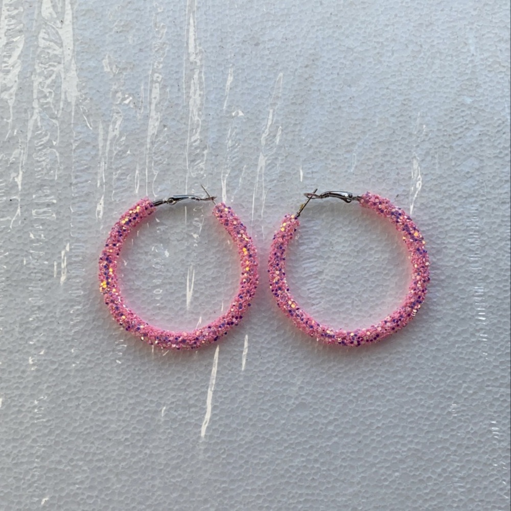 **NWOT** Hoop Bling Earrings
